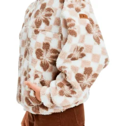 Roxy - Women's Jive Talking Bonded - Fleecepullover Egret Hibi Square