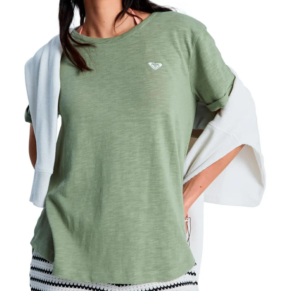 Roxy T-Shirts|Shirts, Hemden & Longsleeves-- Women's Oceanwave Regular Emby - T-Shirt