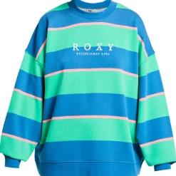 Roxy Pullover & Hoodies|Alltagsbekleidung-- Women's Strictly Stripes Oversized - Pullover Katydid Stripy Soul