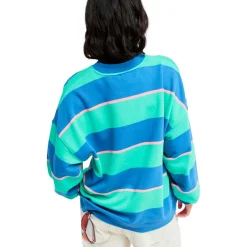 Roxy Pullover & Hoodies|Alltagsbekleidung-- Women's Strictly Stripes Oversized - Pullover Katydid Stripy Soul
