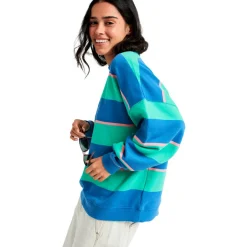 Roxy Pullover & Hoodies|Alltagsbekleidung-- Women's Strictly Stripes Oversized - Pullover Katydid Stripy Soul