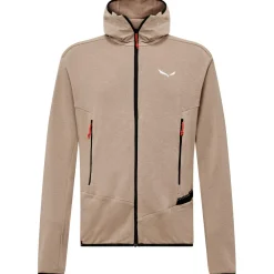 Salewa - Agner Hemp 2 Hooded Jacket - Fleecejacke Quicksand Hot