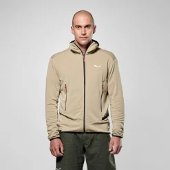 Salewa - Agner Hemp 2 Hooded Jacket - Fleecejacke Quicksand Hot