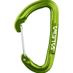 Salewa - Hot G3 Wire Carabiner - Schnappkarabiner Fluo Green Clearance