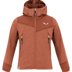 Salewa Trekkingbekleidung|Wanderbekleidung-- Kid's Agner Melange PolarLite Full Zip Hoody - Fleecejacke