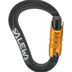 Salewa - Ortles HMS C.3 S Carabiner - HMS-Karabiner Black / Orange Clearance