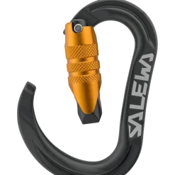 Salewa - Ortles HMS C.3 S Carabiner - HMS-Karabiner Black / Orange Clearance