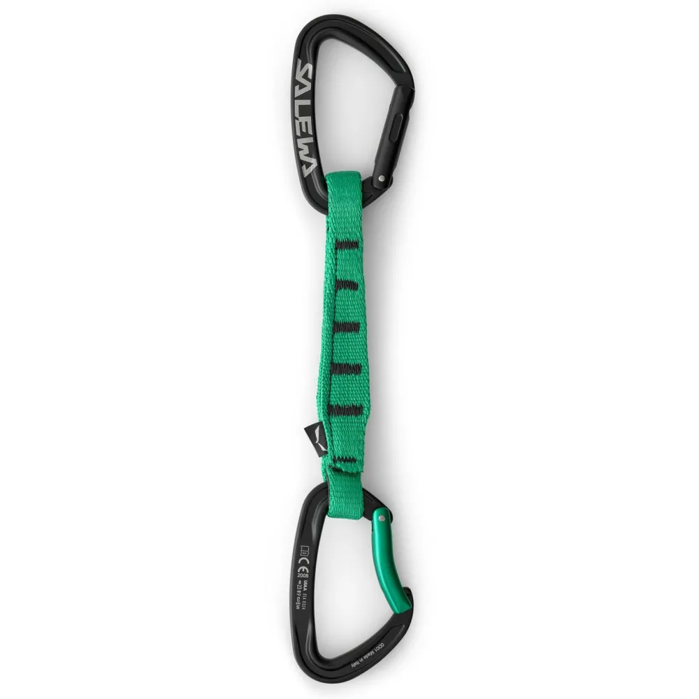 Salewa - Ortles STR/BNT 170 QD - Express-Set Black / Irish Green Discount