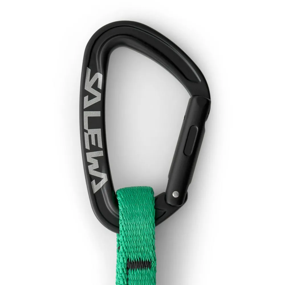 Salewa - Ortles STR/BNT 170 QD - Express-Set Black / Irish Green Discount
