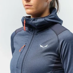 Salewa Trekkingbekleidung|Hochtourenbekleidung-- Women's Agner Hybrid Polarlite Fullzip Hoody - Fleecejacke