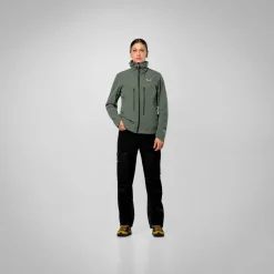 Salewa Trekkingbekleidung|Jacken-- Women's Ortles DST/SW Jacket - Softshelljacke Faded Green