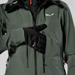 Salewa Trekkingbekleidung|Jacken-- Women's Ortles DST/SW Jacket - Softshelljacke Faded Green
