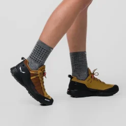 Salewa Wandersocken|Socken-- Women's Pedroc Merino QRT Sock - Wandersocken Light Grey Melange
