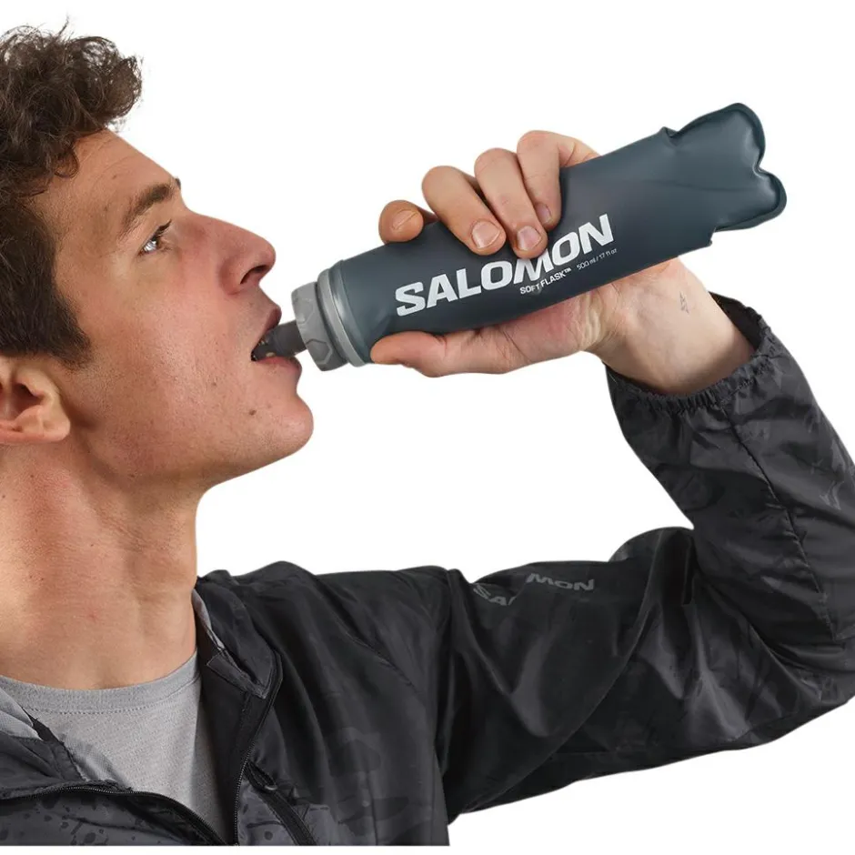 Salomon Trinkflaschen|Outdoor-Küche-- Soft Flask 42 - Trinkflasche Clear Blue