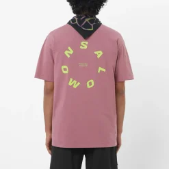- Round ogo Graph - T-hirt < Salomon Hot