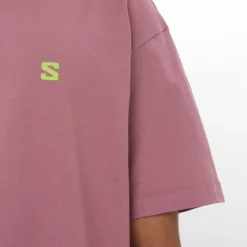 - Round ogo Graph - T-hirt < Salomon Hot