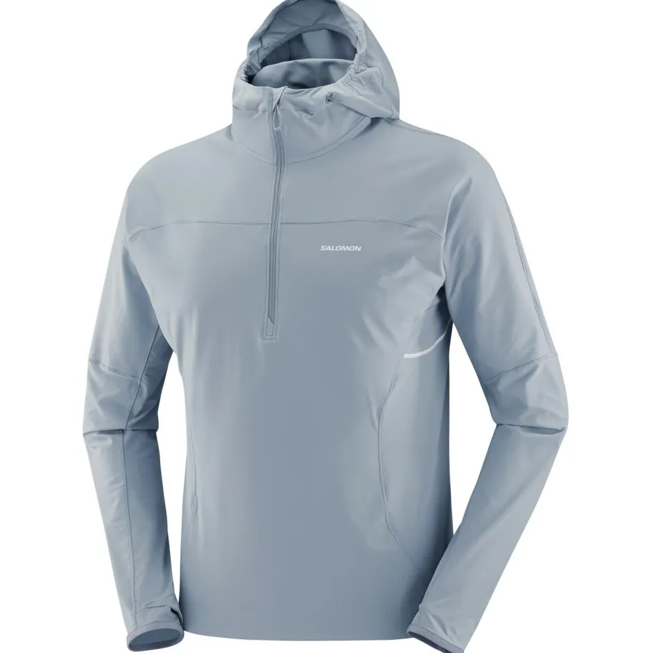 Salomon - ene Aero Hybrid Haf Zip Hoodie - Funktionhirt