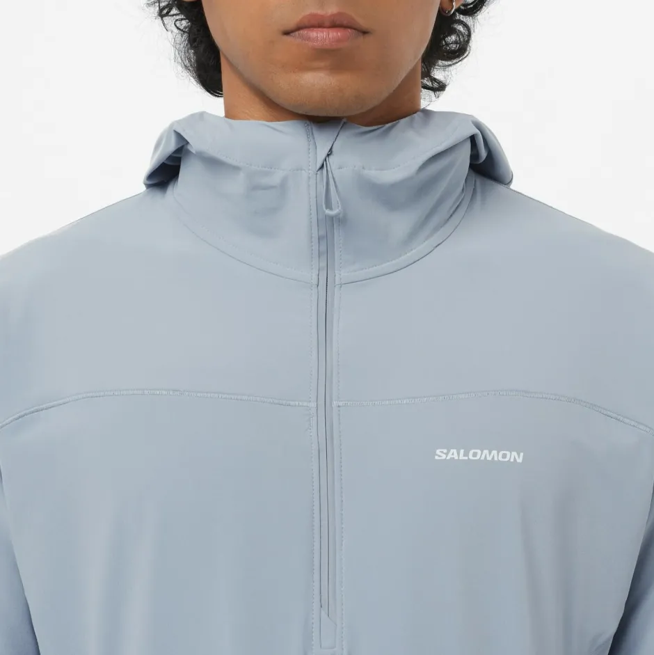 Salomon - ene Aero Hybrid Haf Zip Hoodie - Funktionhirt