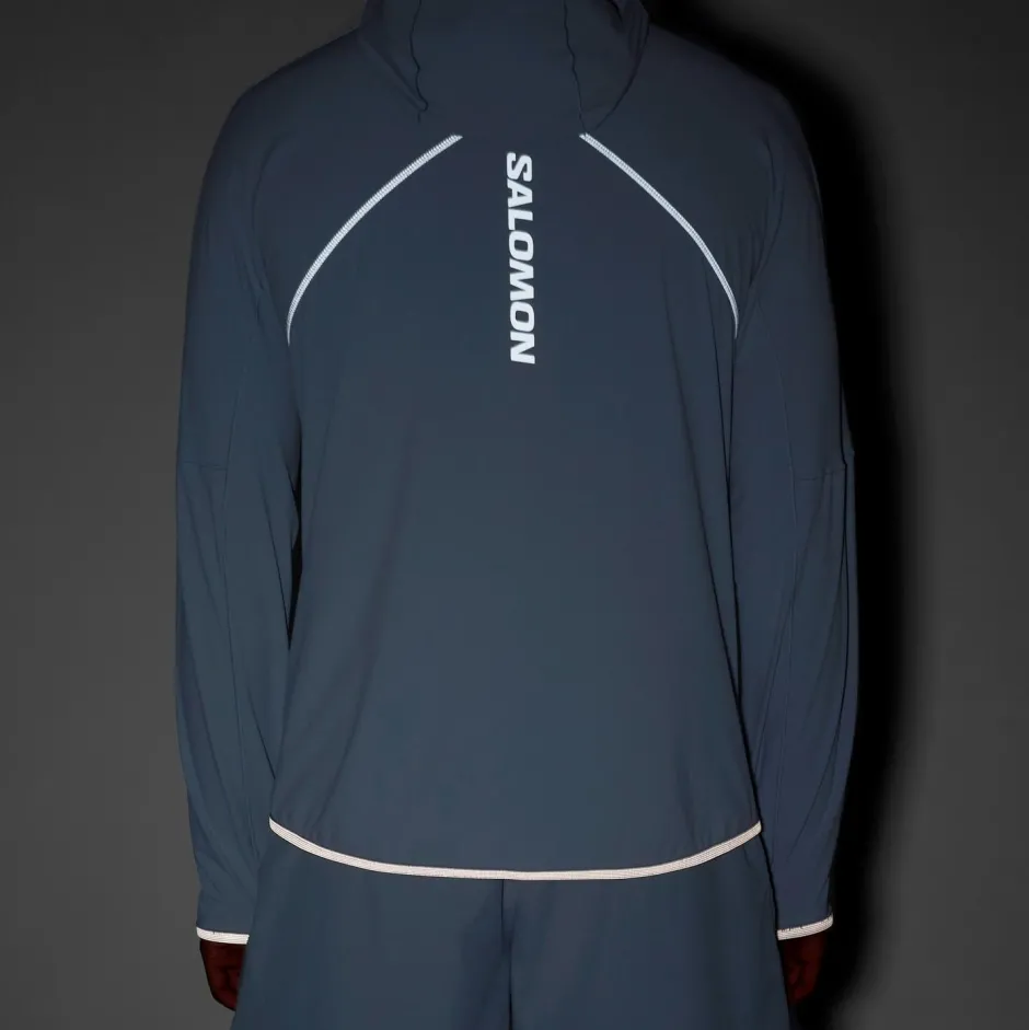 Salomon - ene Aero Hybrid Haf Zip Hoodie - Funktionhirt