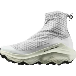 Salomon - S/Lab Ultra Dust - Trailrunningschuhe White / Fiery Red / Vanilla Ice Hot