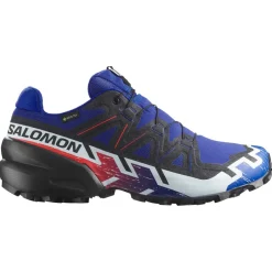 Salomon Trailrunningschuhe|Trail- & Laufschuhe-- Speedcross 6 GORE-TEX Equipe - Trailrunningschuhe Surf The Web / Fiery Red / White