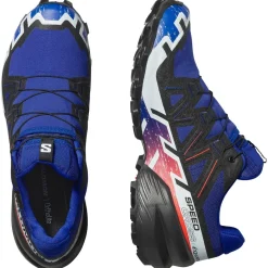 Salomon Trailrunningschuhe|Trail- & Laufschuhe-- Speedcross 6 GORE-TEX Equipe - Trailrunningschuhe Surf The Web / Fiery Red / White