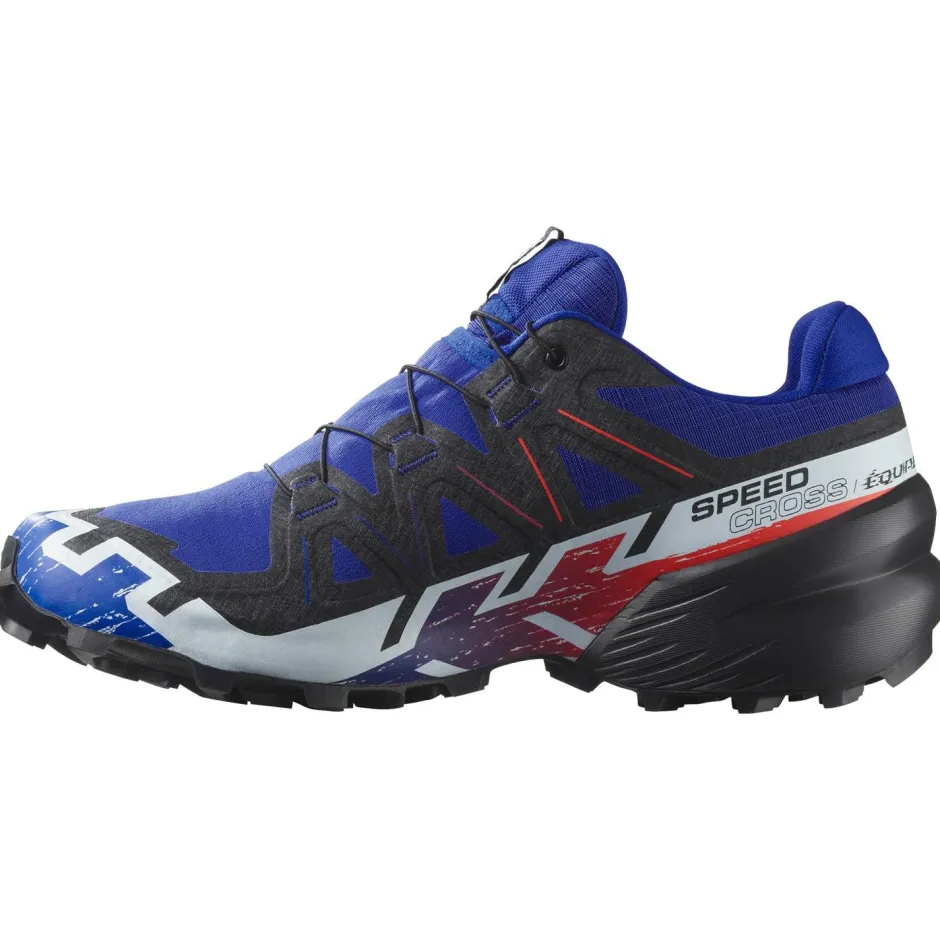 Salomon Trailrunningschuhe|Trail- & Laufschuhe-- Speedcross 6 GORE-TEX Equipe - Trailrunningschuhe Surf The Web / Fiery Red / White