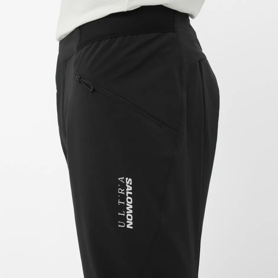 Salomon Laufbekleidung|Hosen-- Ultra Pants - Laufhose Deep Black