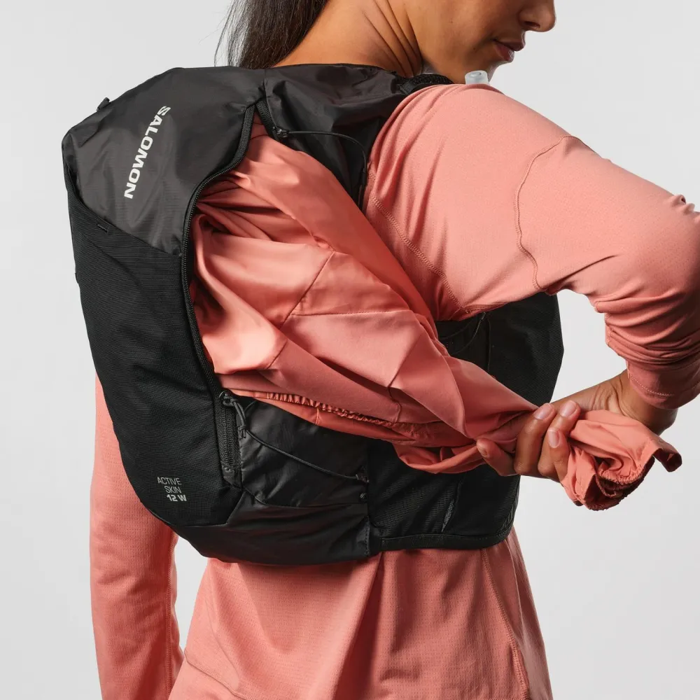 - Woen' Active kin 12 et - Trairunningruckack < Salomon Hot