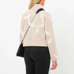 - Woen' Chroa Feece Crop Haf Zip - Feecepuover < Salomon Best