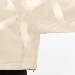 - Woen' Chroa Feece Crop Haf Zip - Feecepuover < Salomon Best