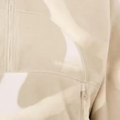 - Woen' Chroa Feece Crop Haf Zip - Feecepuover < Salomon Best