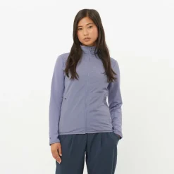 - Woen' Eentia ightwar Hybrid - Feecejacke < Salomon Sale