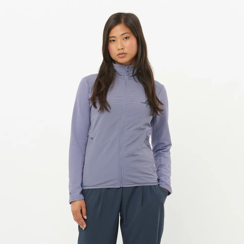 - Woen' Eentia ightwar Hybrid - Feecejacke < Salomon Sale