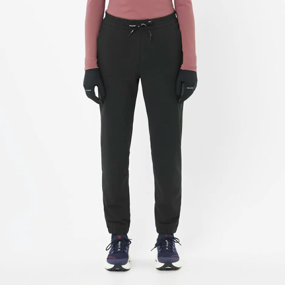 Salomon Laufbekleidung|Hosen-- Women's SHKout Hexaflow Pants - Laufhose Deep Black