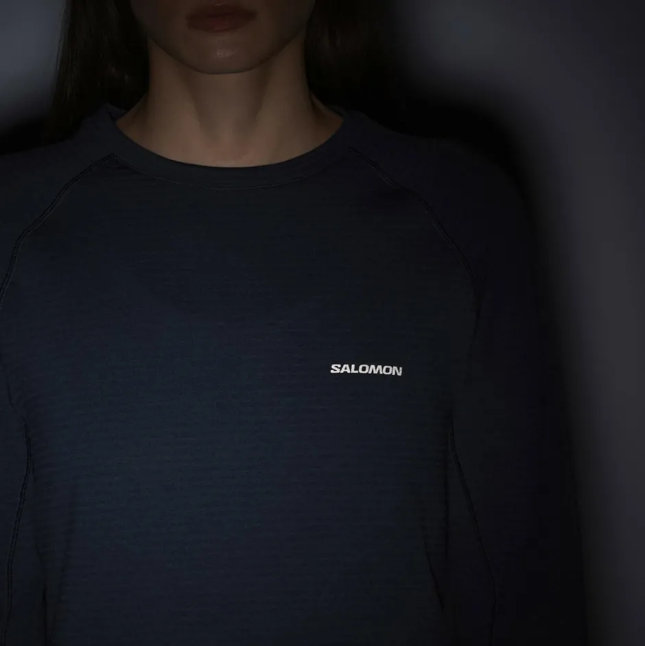 Salomon - Woen' ntia ightwar Crew Neck - Feecepuover