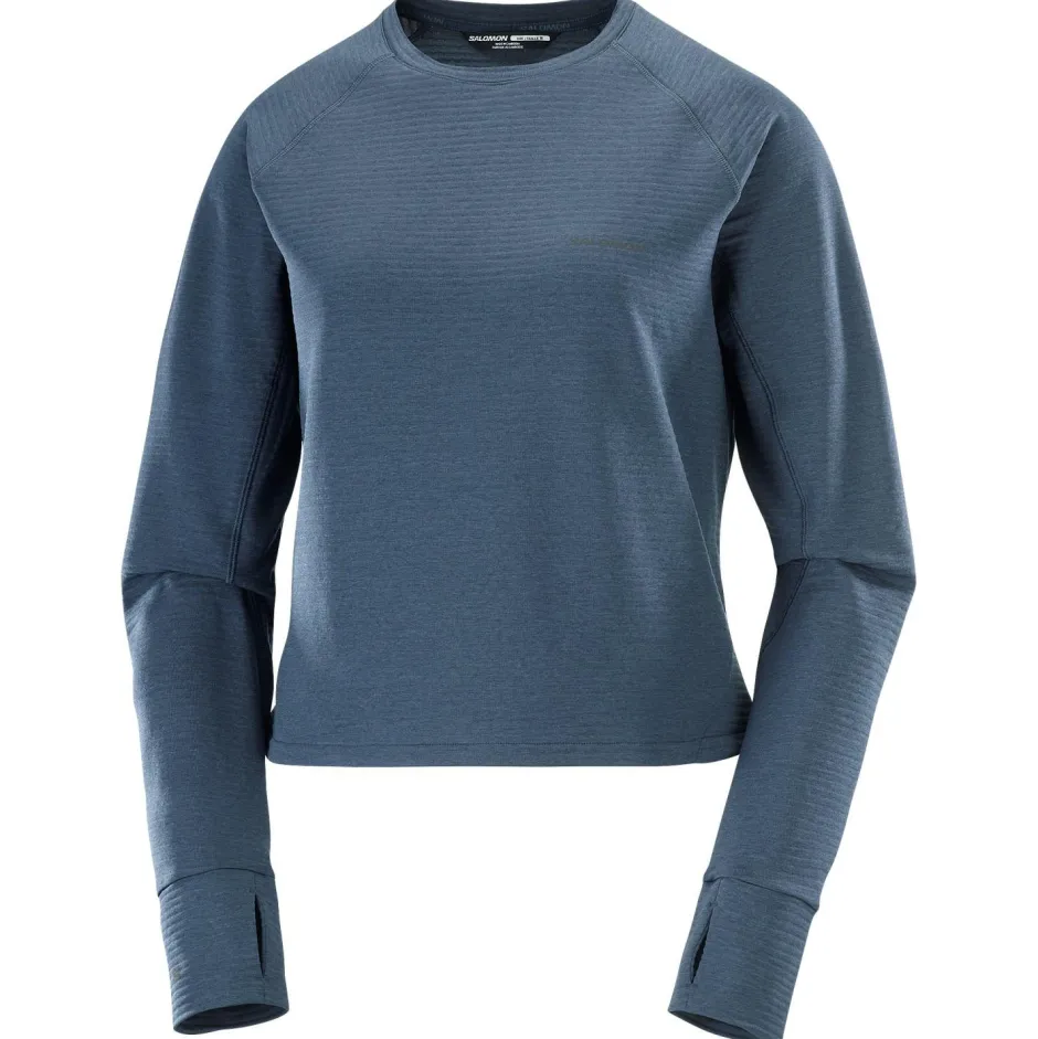 Salomon - Woen' ntia ightwar Crew Neck - Feecepuover