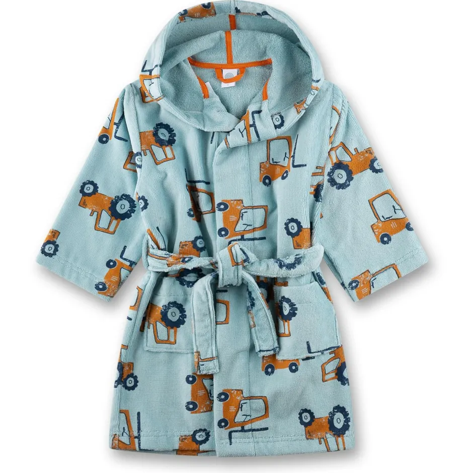 Sanetta Bademode|Alltagsbekleidung-- Kid's Bathrobe AOP 233651 - Bademantel Blue Pale