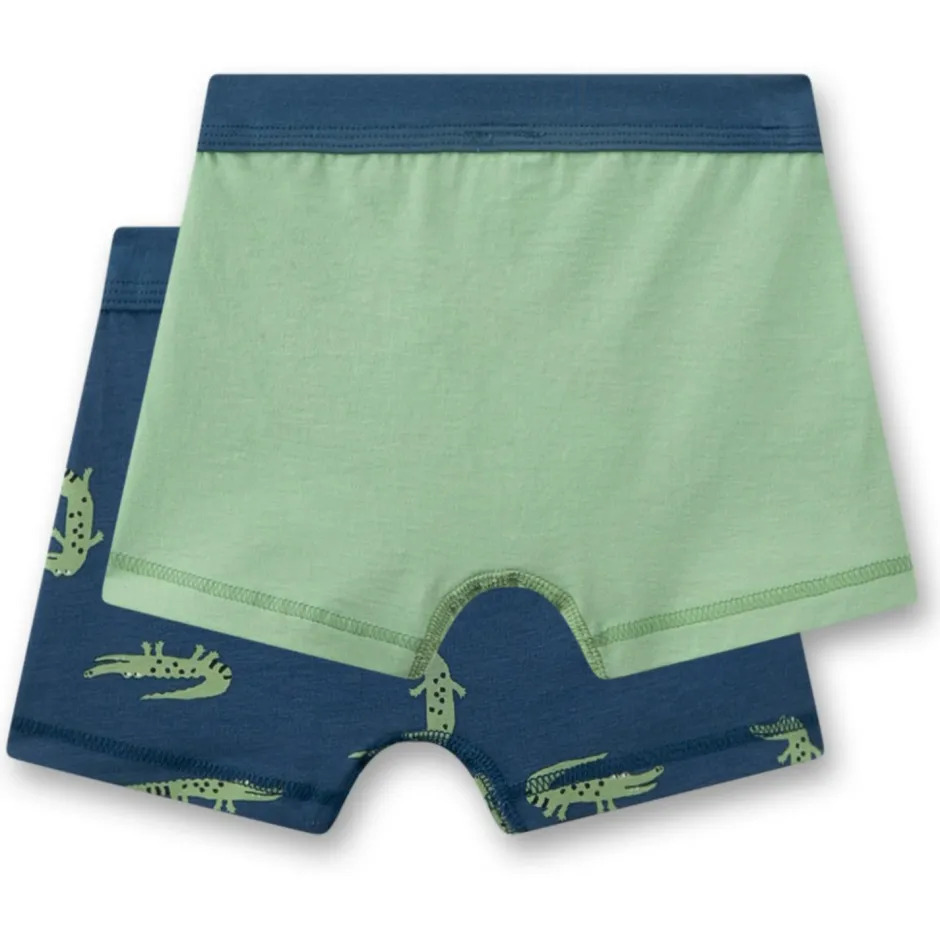 Sanetta Alltagsbekleidung|Unterwäsche-- Kid's Doppelpack Shorts 337250 - Unterhose True Blue