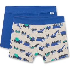 Sanetta - Kid's DP Shorts 336930+336931 - Unterhose Nature Melange Hot