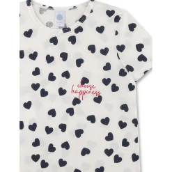 Sanetta - Kid's Pyjama 1/2 245857 - Alltagsunterwäsche White Pebble Online