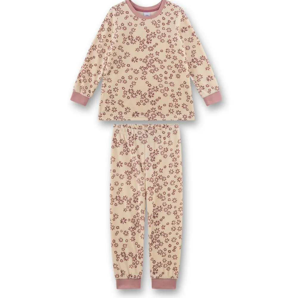 Sanetta - Kid's Pyjama Long AOP 233631 - Schlafanzug Sand New