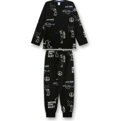 - Kid's Pyjama Long AOP 245916 - Schlafanzug < Sanetta Outlet