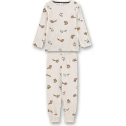 Sanetta Unterwäsche|Alltagsbekleidung-- Kid's Pyjama Long 233616 - Schlafanzug Nature Melange