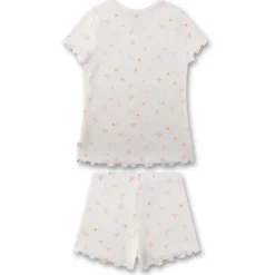 Sanetta Unterwäsche|Alltagsbekleidung-- Kid's Pyjama Short AOP 233538 - Schlafanzug White Pebble