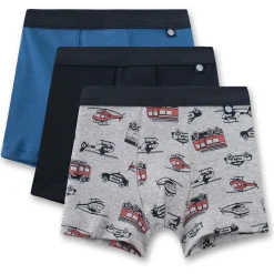 Sanetta - Kid's Set Shorts 337306 3-Pack - Unterhose Bright Grey Melange