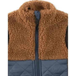 Sanetta Westen|Alltagsbekleidung-- Kid's Vest 12286 - Fleeceweste Caramel