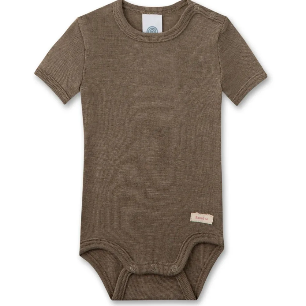 Sanetta - Kid's Wool Body S/S - Merinounterwäsche New