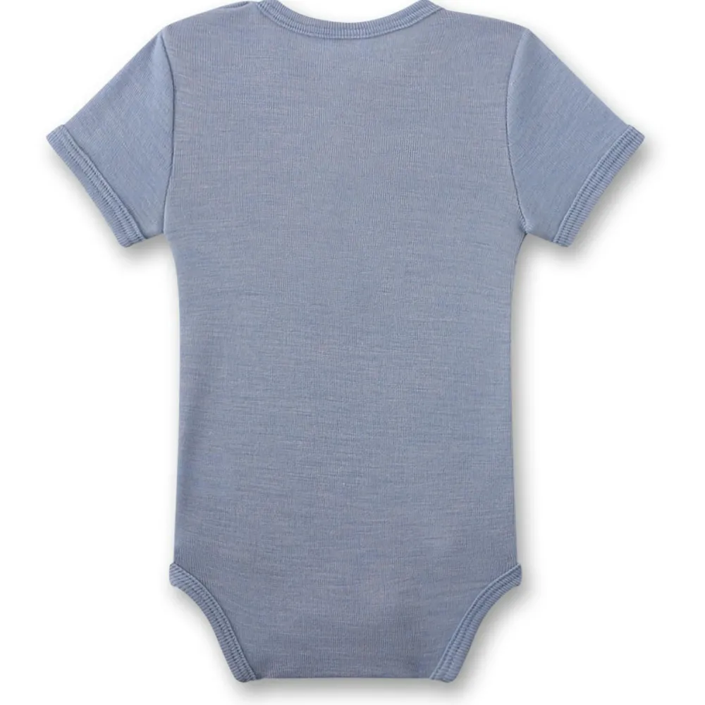 Sanetta - Kid's Wool Body S/S - Merinounterwäsche New