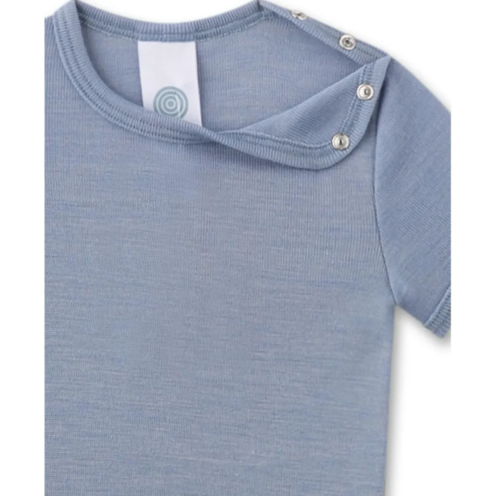 Sanetta - Kid's Wool Body S/S - Merinounterwäsche New